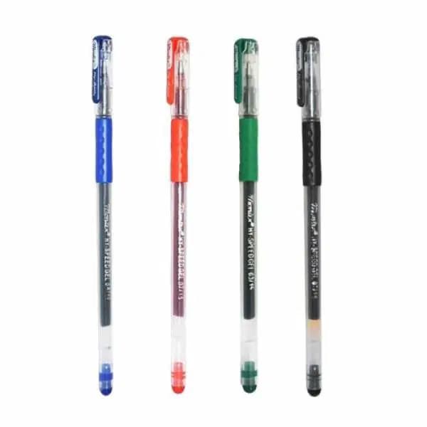 Stylo Montex Gel Hy-speed Bleu-noir-rouge-vert