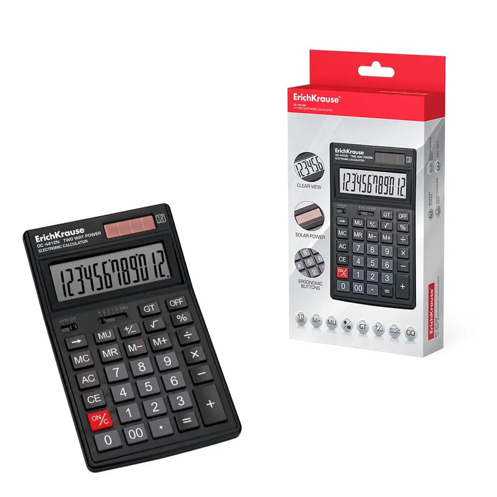 Calculatrice 12 Chiffres DC-4412N EK-54412