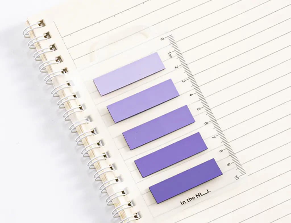 Contacta Notes Index (couleurs 44*12/20F/5) Post-it Deli Ref NS356 2