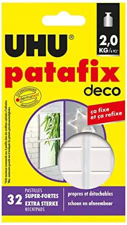 Colle Patafix Homedeco 32 Pastilles S-b UHU_47910_00 2