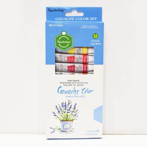 Boite Peinture Gouache Bm 1212G Ref HS-7112GO