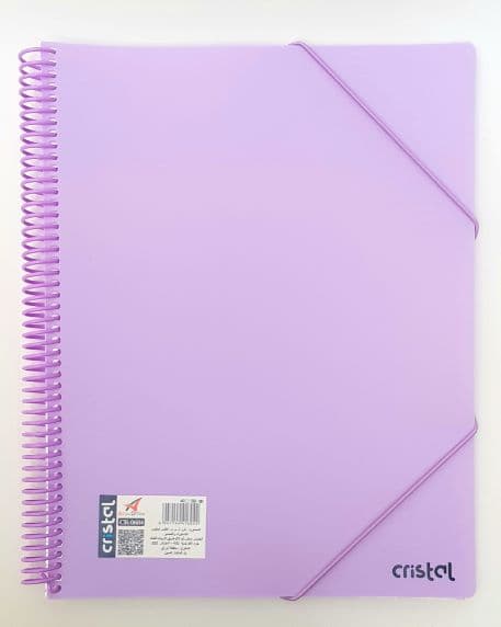 Protege Document Spiral Pastel Cristal 200 Vues CR-6106947144416103 8