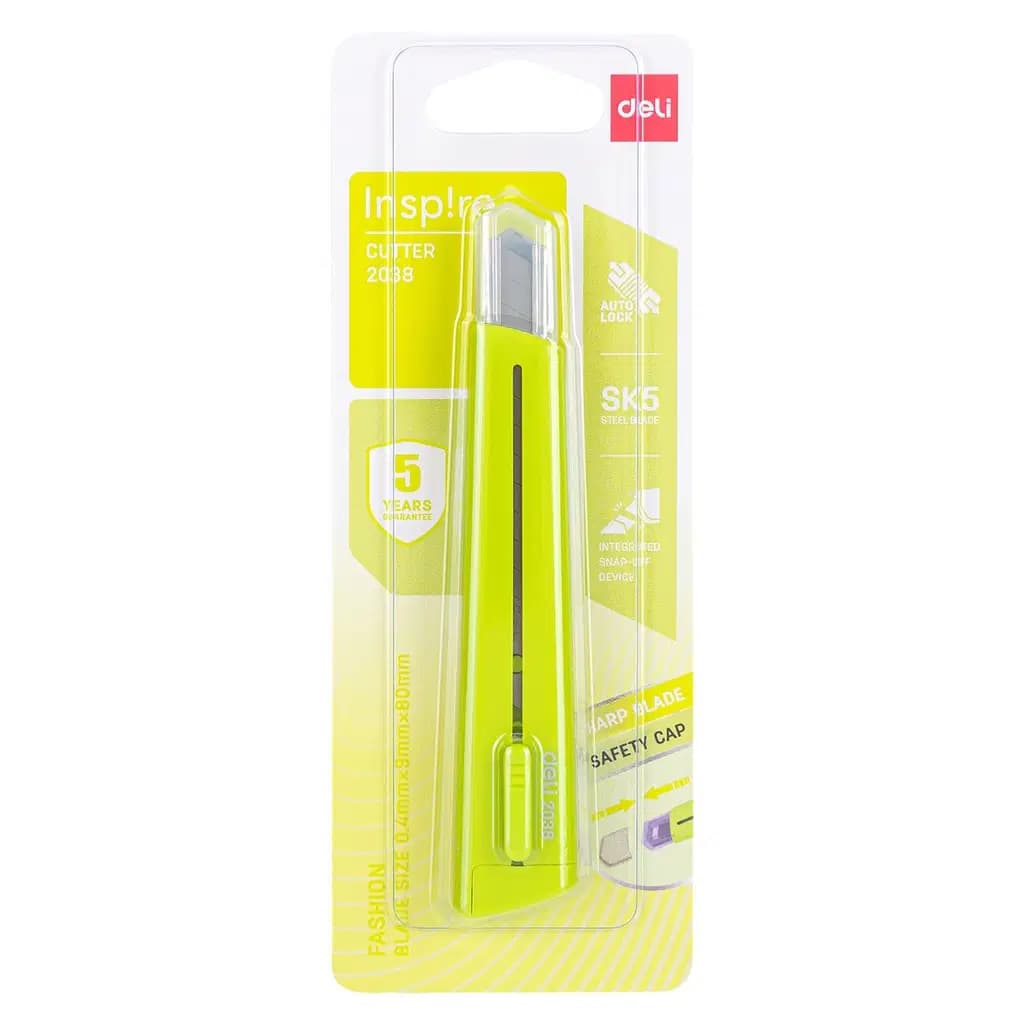 Cutter de Bureau en Blister Deli 2038 4