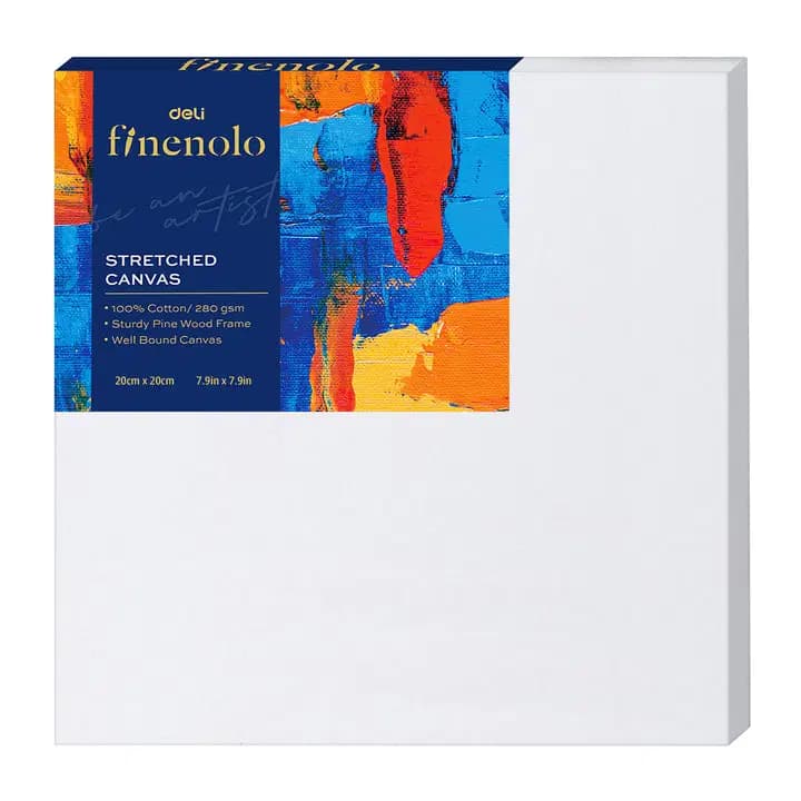 Toile Stretch Pour Peintue 100/100 Coton White 20*20CM/280GRS