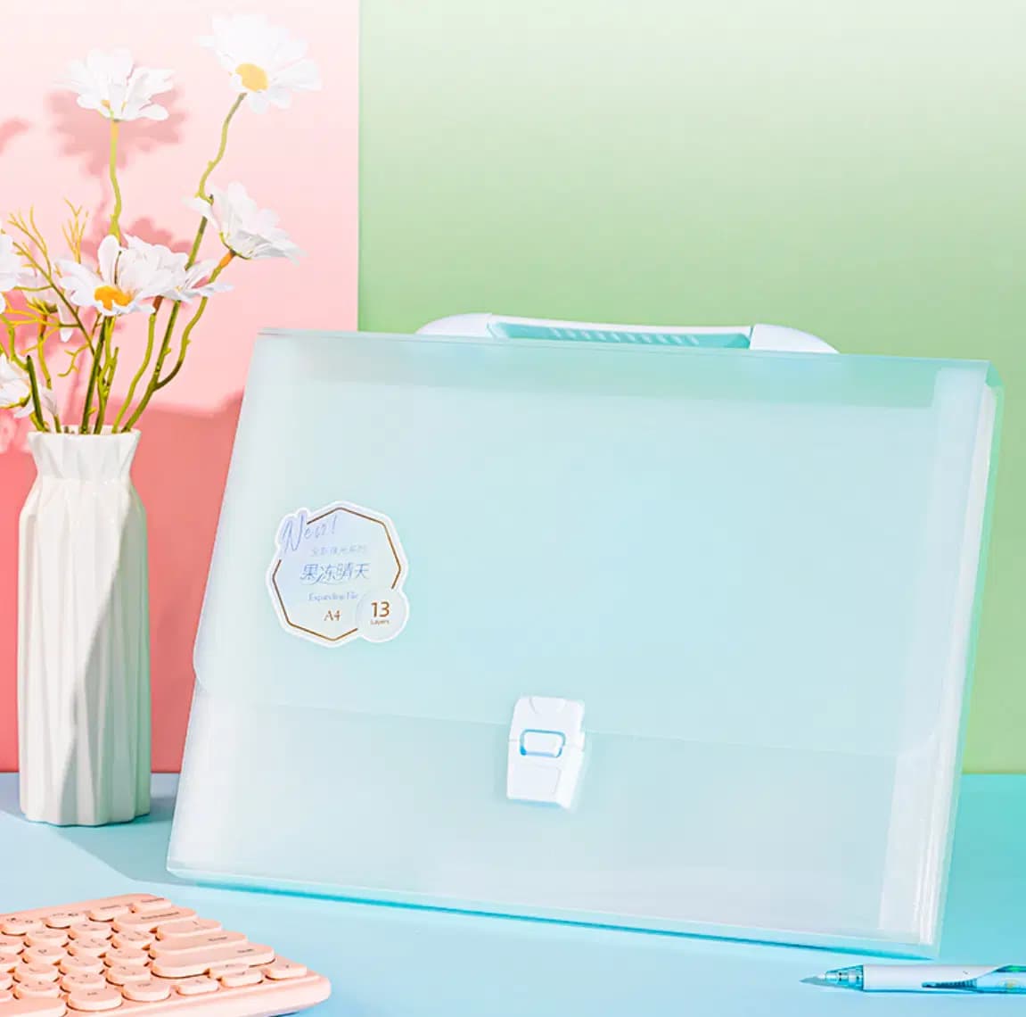 Cartable Porte Documents Alphabétique A4/PP/113 Souflets Deli Ref PM306 2