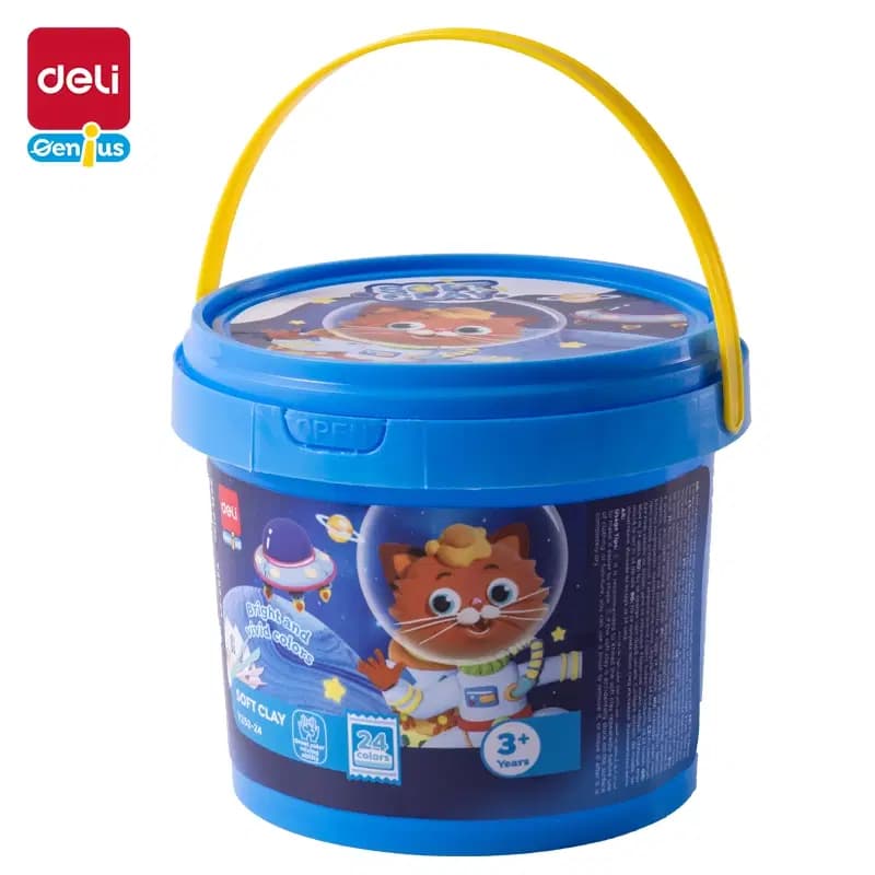 Pate a Modeler Pot de 24 Couleus Soft Clay