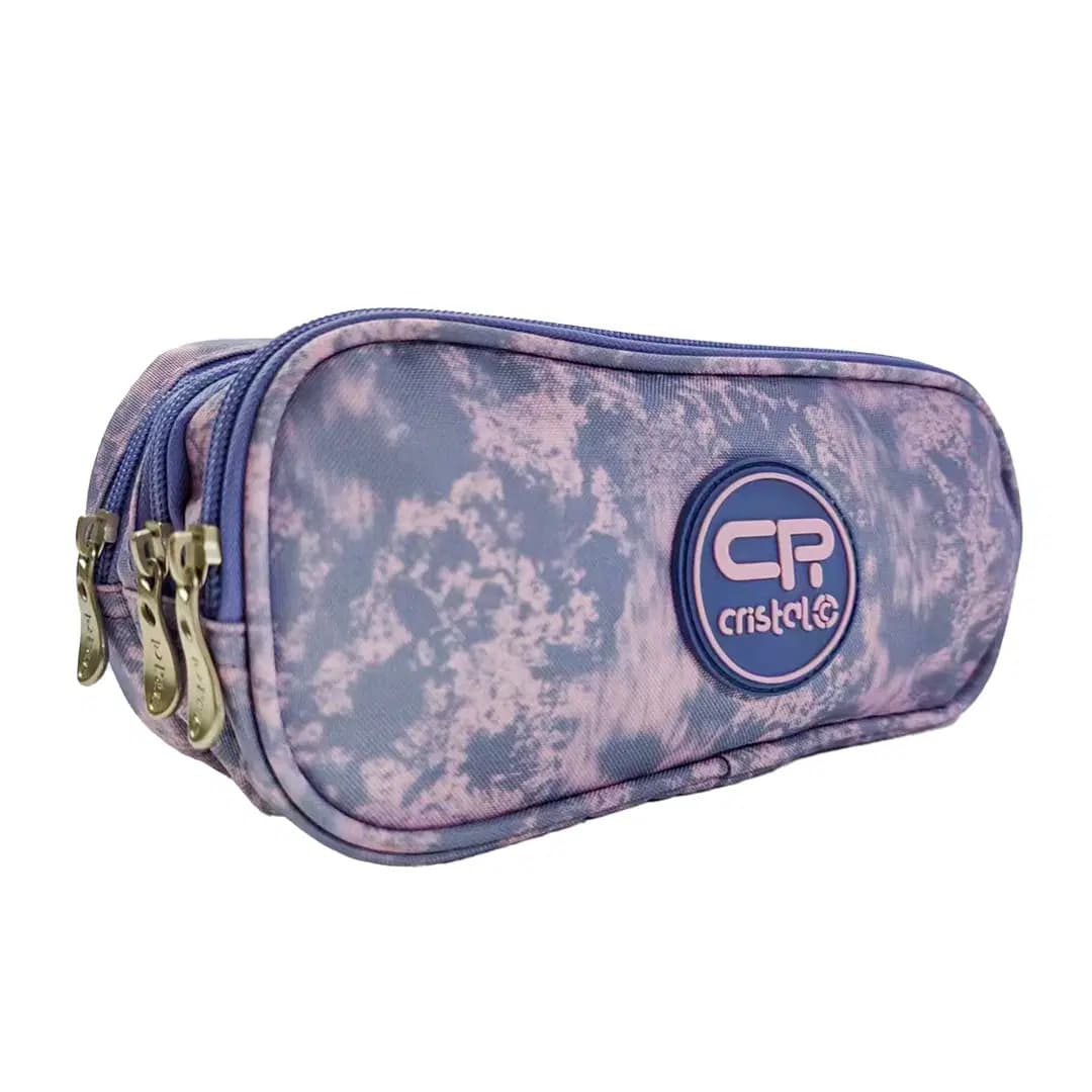 Trousse Adulte Rectangulaire 3 Poche Gm Cristal CR-1730-5