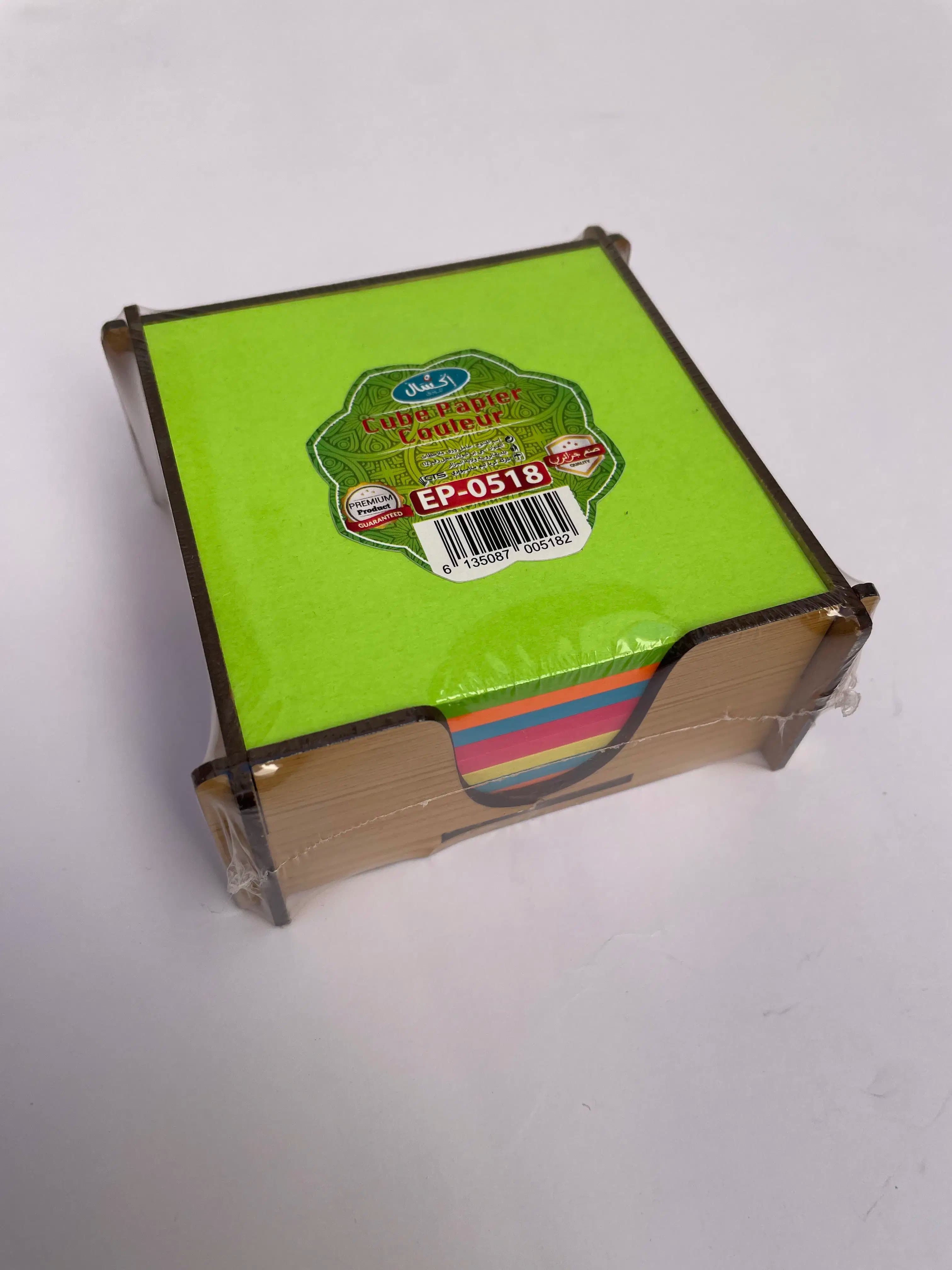 Cube Papier Couleur en Bois Excelle EP-0518 6135087005182