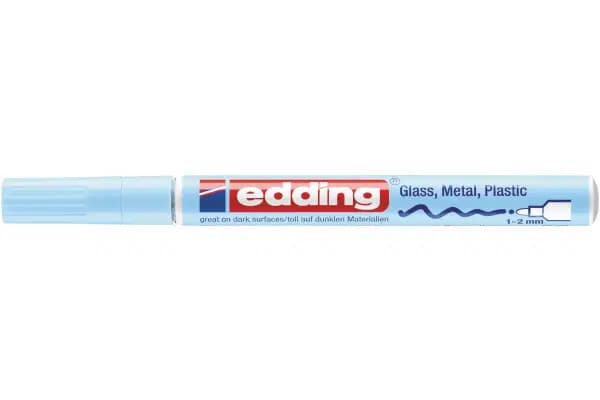 Marquer Gloss Metal Plastic Joune Edding 3