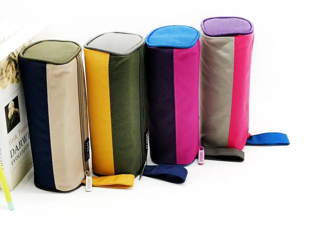 Trousse Carre Gm Tri-color en Toile Cristal CR-1825