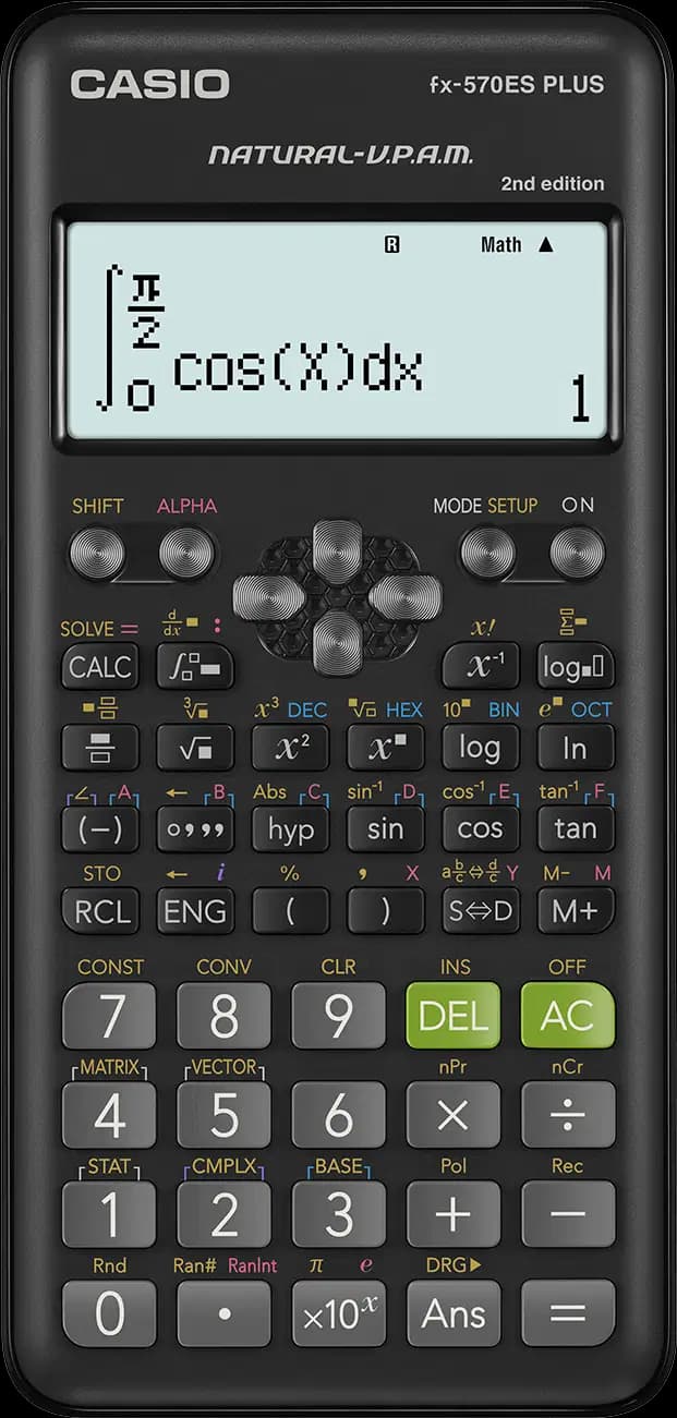 Calucaltrice Casio 570es Plus Second Edition