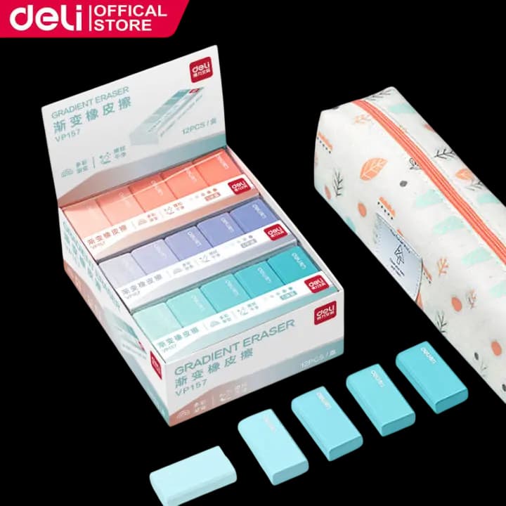 GOMME COULEUR PVC(102*42*12CM) GARDIENT ERASER DELI VP157