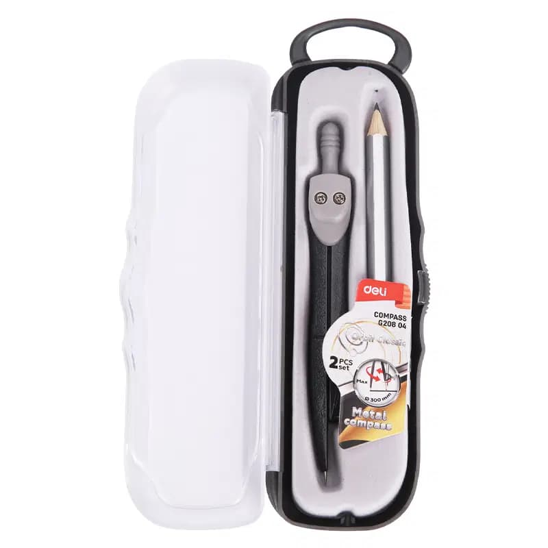 Compas Avec Crayon en Bte Orbit Deli 20804