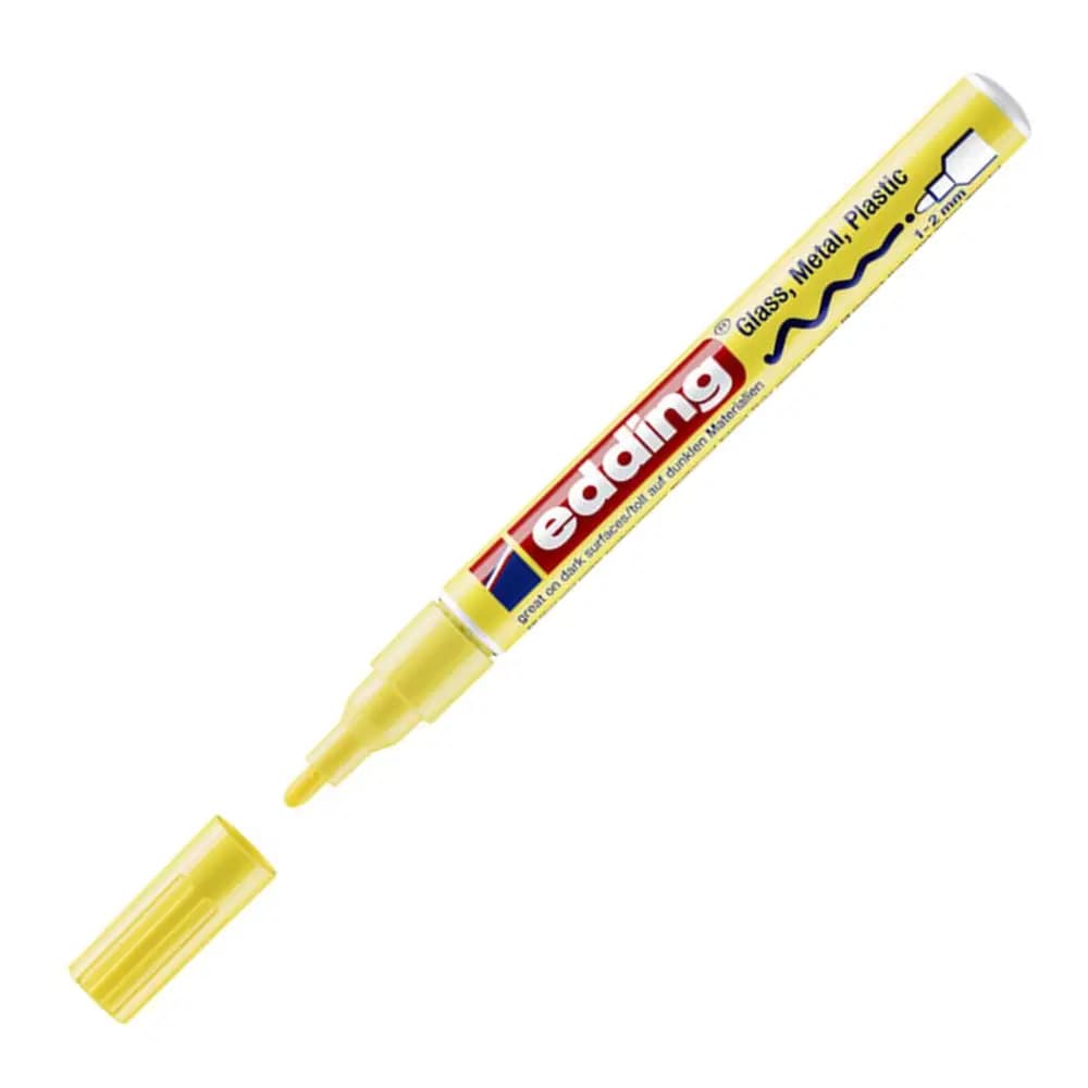 Marquer Gloss Metal Plastic Joune Edding