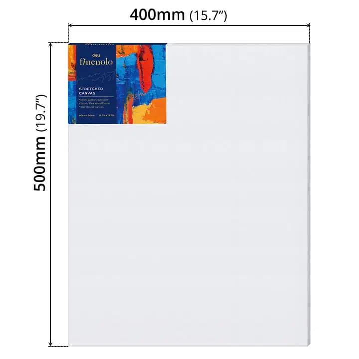 Toile Stretch Pour Peintue 100/100 Coton White 40*50CM/280GRS 2