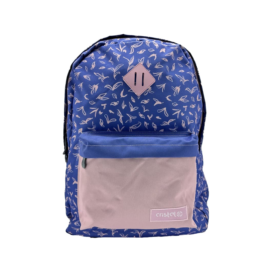 Sac a Dos Scolaire 3 Comp Diff Motifs 17.5 Cristal Ref CR-4636