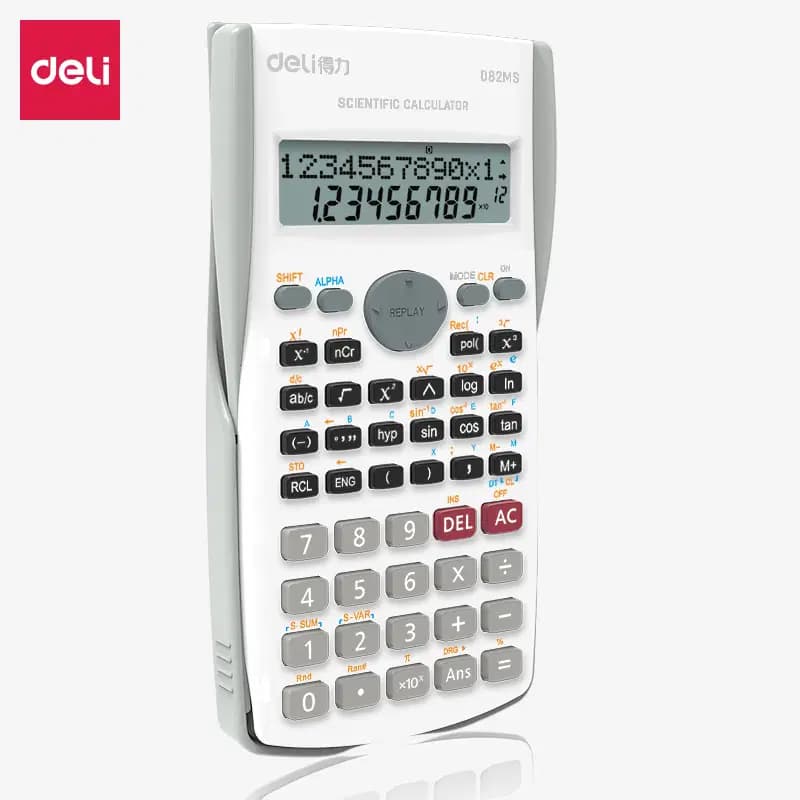 Calculatrices Scientifique 12 Chiffre 158*85*22MM White