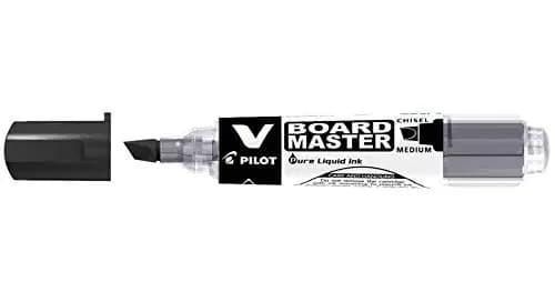 Pilot Marqueur Rechargeable Vboard Tete Coupe Noir