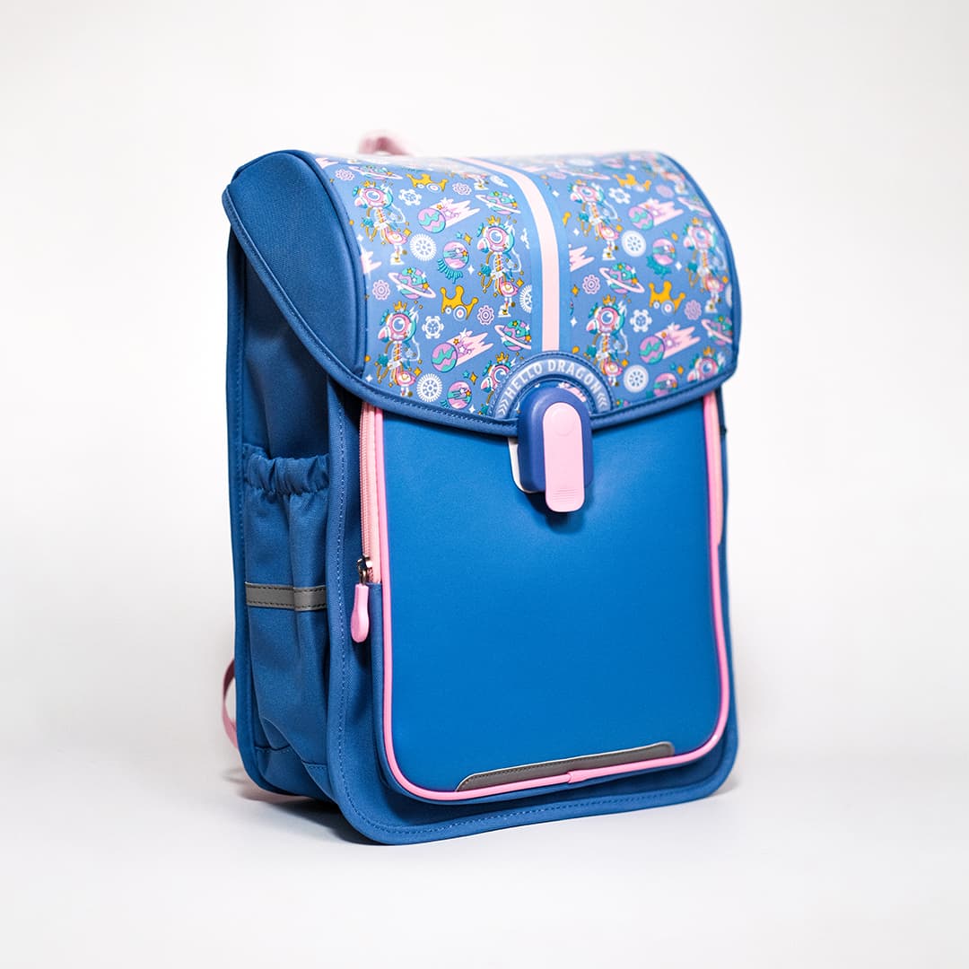 Sac a Dos Ergonomique Hello Dragon Violet Ref NPB21058R2-VL 2