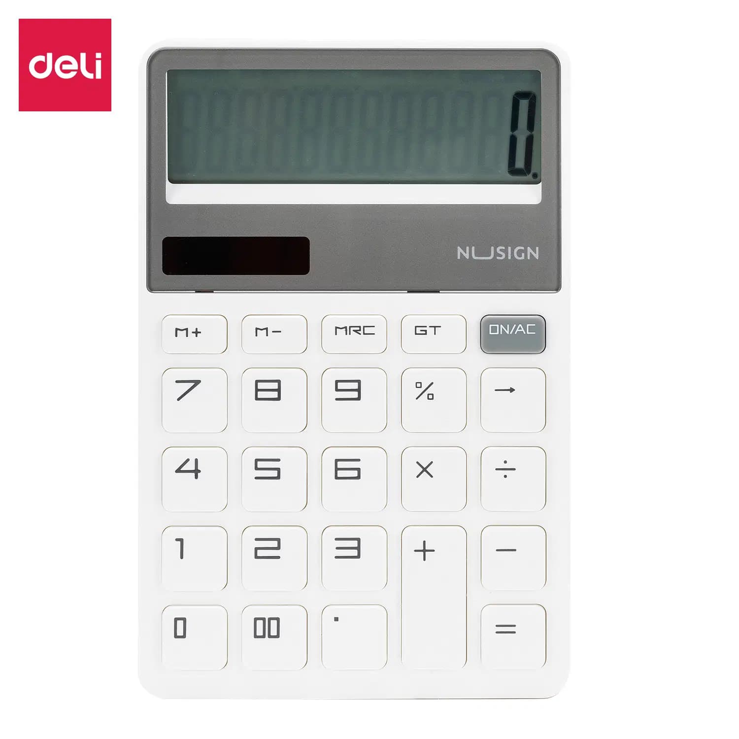 Calculatrice de Bureau 12 Chiffres 163*106*20MM Nusign Gray
