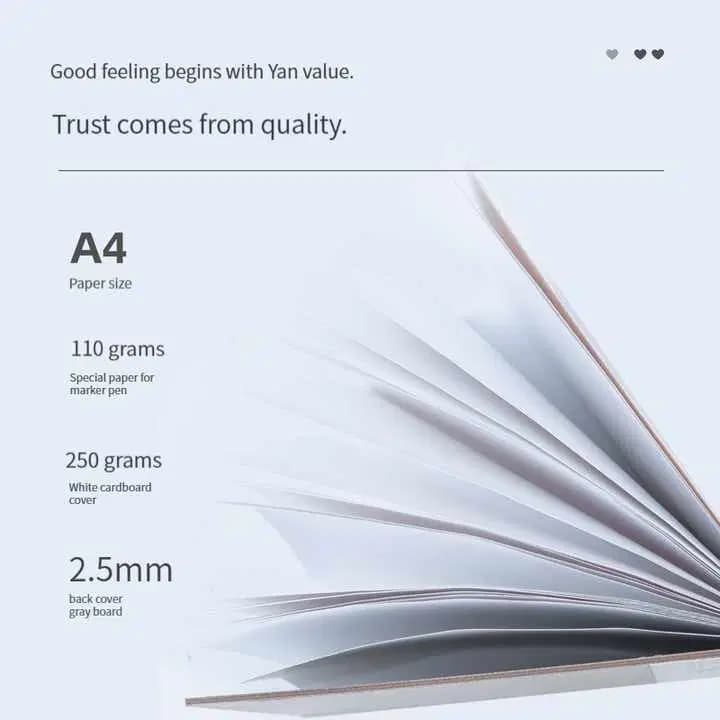 Palette Papier Dessin Pour Marqueur A4 Deli 30F 110G 2