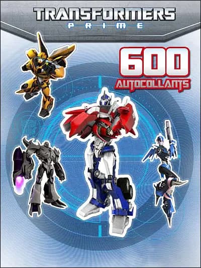Transformers - : 600 Autocollants Transformers Prime