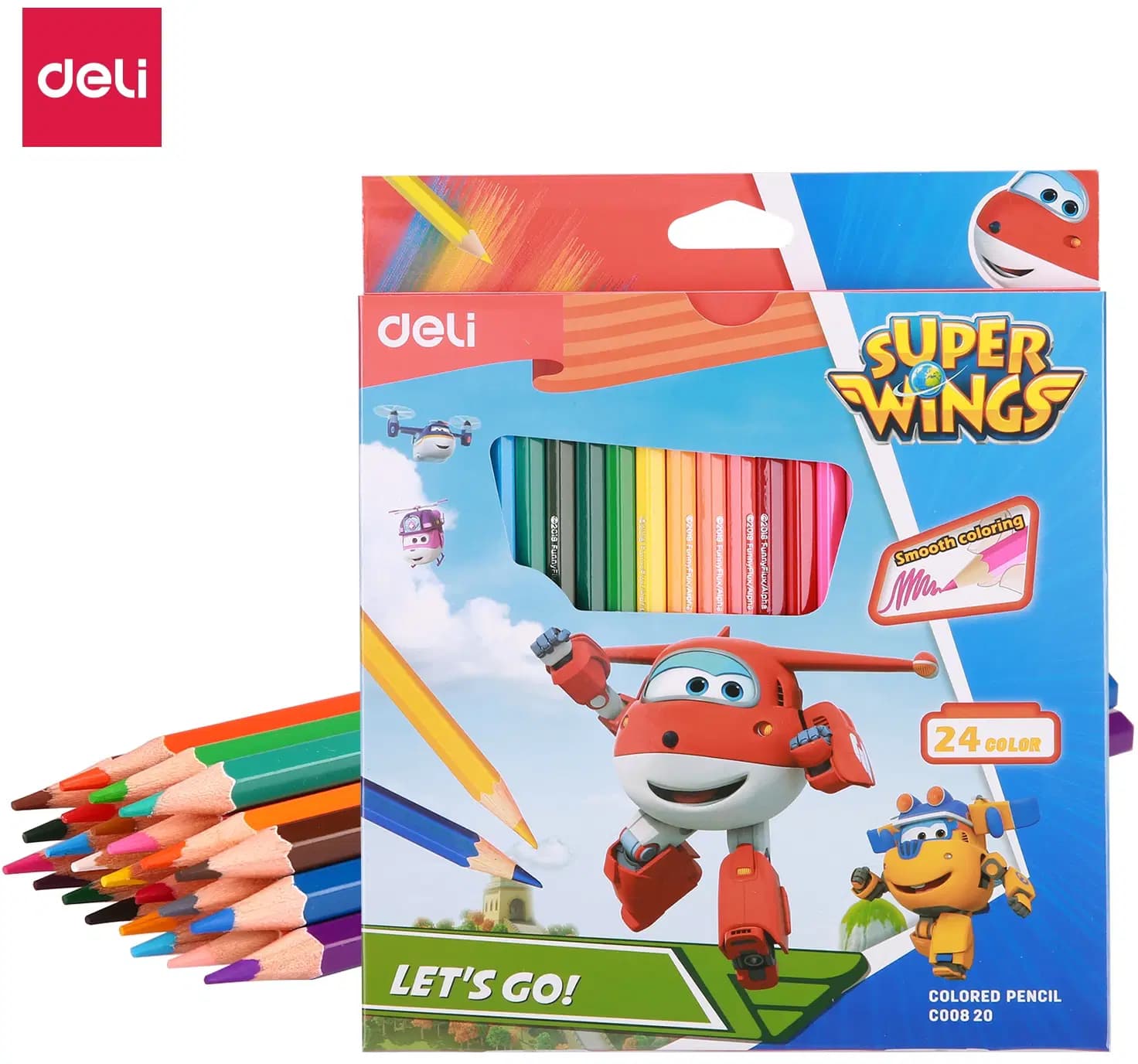 Cryon Couleur de 24 Gm Super Wings Deli Ref C00820
