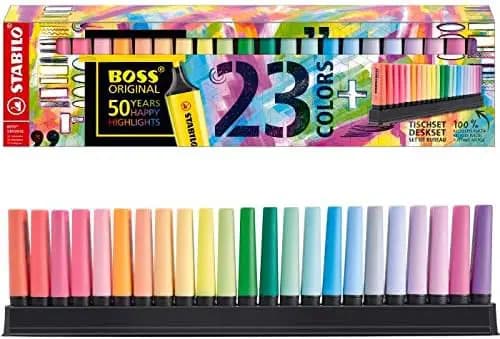 Surligneur Boss Original Deskest Birthday Edition 23P Stablo 7023 01 5