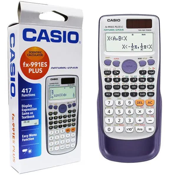 Calculatrice Scientifique Casio 417 Fonctions FX-991ES