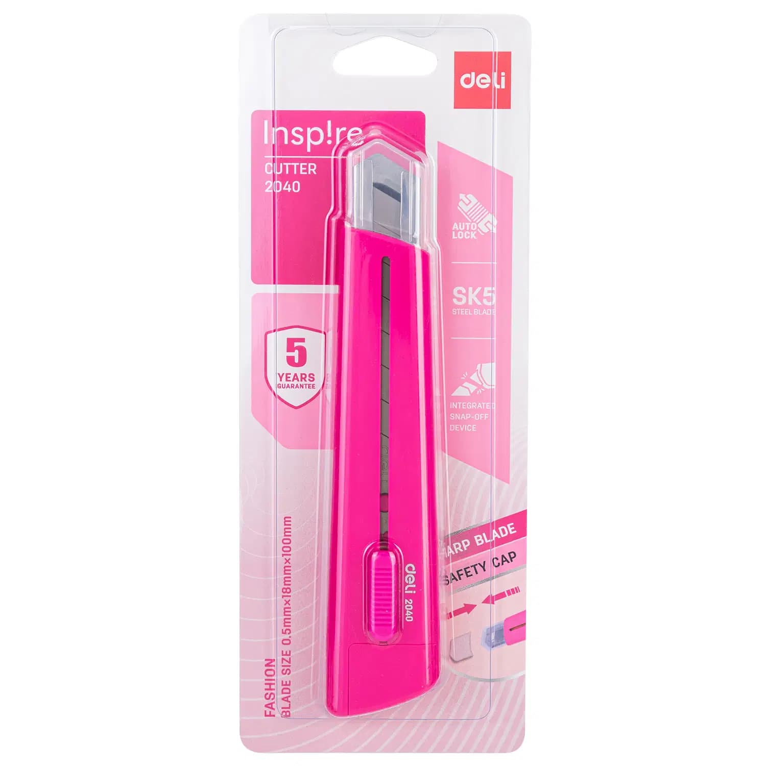Cutteur de Bureau Red Mm en Blister Gm