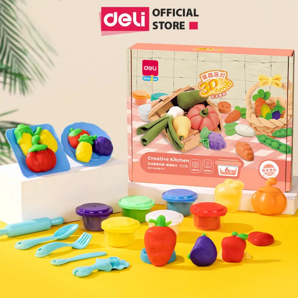 Pate a Modler 3D(MOULES Fruits et Legumes) YC118 Deli - Deli