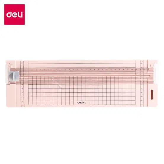 Massicot a Roulette (5f/70g/a4/a5/370-115-20mm/abs) Deli Ref 14251 Pink