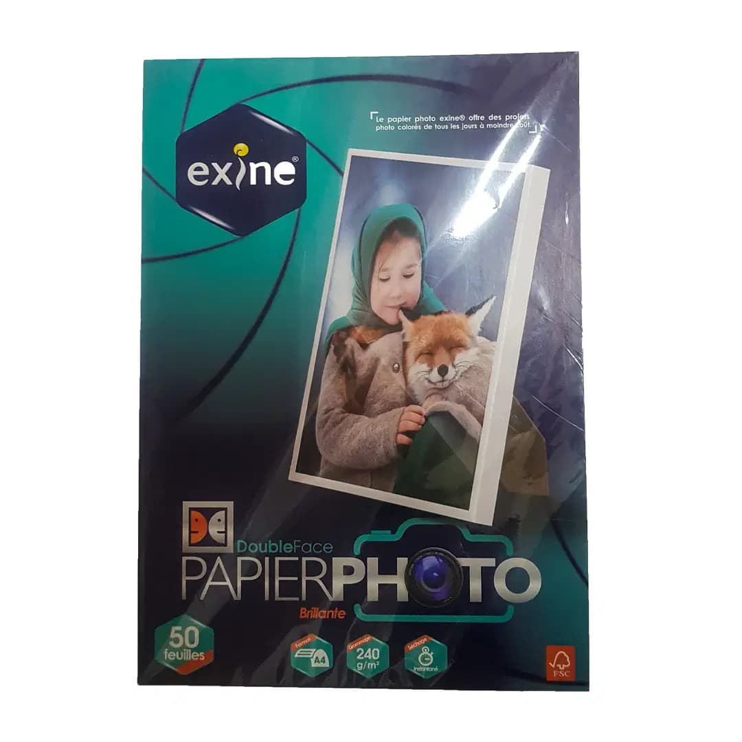 Papier Photo A4 Double Faces 240GRS Pqt 50F IB53105