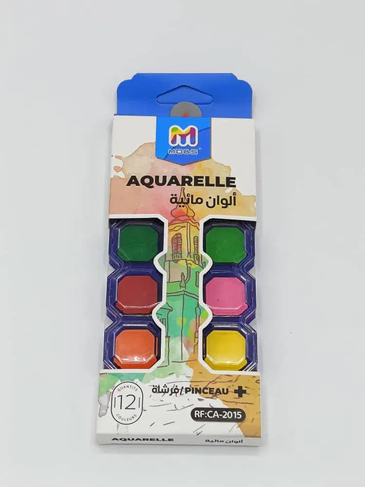 Aquarelle de 16 Couleurs Ref Ev 1136