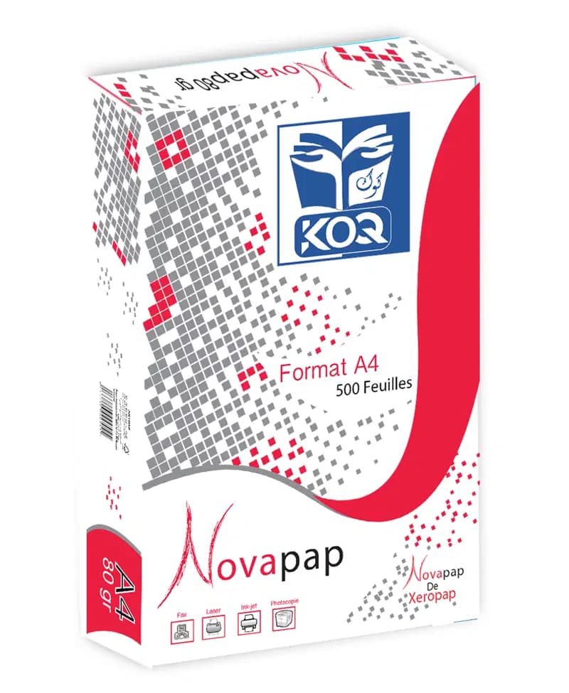 Ramette de Papier A4 Extra Blanc Nova 80G