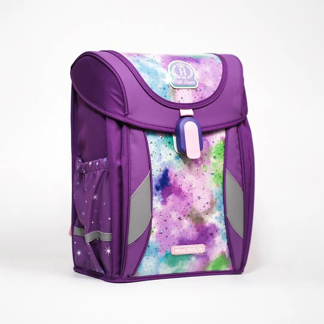 Sac a Dos Ergonomique Hello Dragon Violet Ref NPB22060-2VL