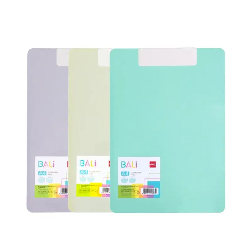 Clip Board A4 Vertical en Pp Bali Deli