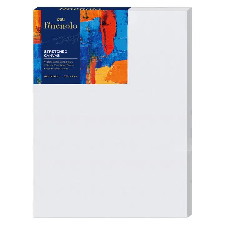 Toile Stretch Pour Peintue 100/100 Coton White 18*24CM/280GRS