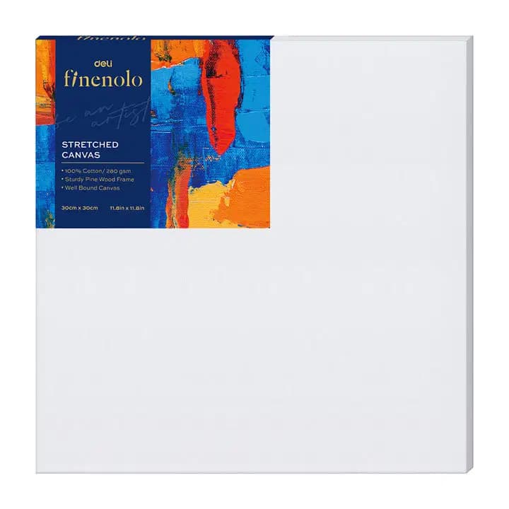 Toile Stretch Pour Peintue 100/100 Coton White 30*30CM/280GRS