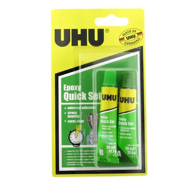 Colle Epoxy Quick Set Epoxy Hhr 2*10ML Uhu 37555