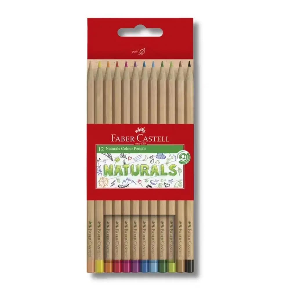 Crayon de Couleur Naturals Boite de 12 Pcs Faber Castel Ref 115012