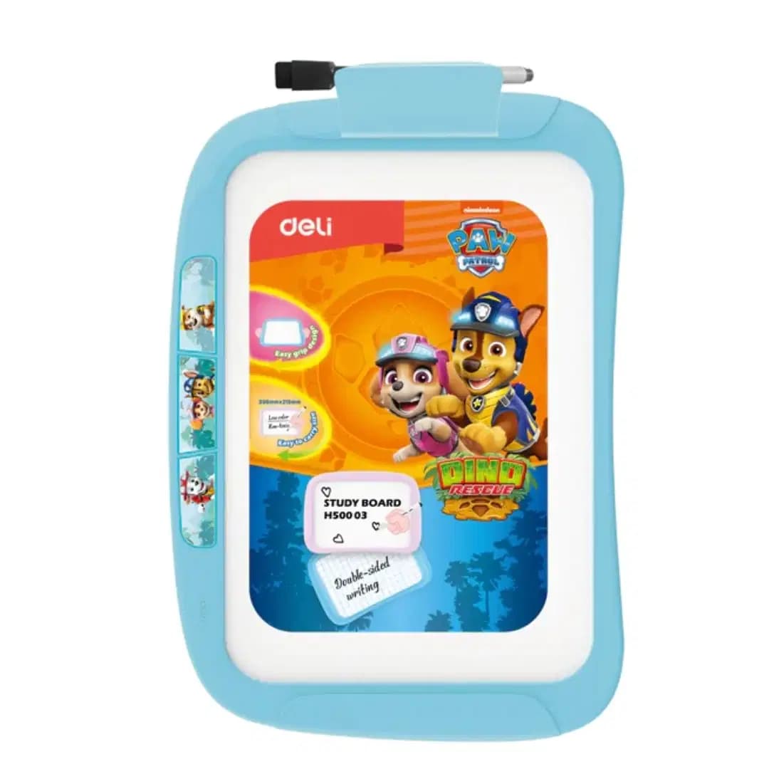 Ardoise Scolaire Blanche Df Avec Feuter et Brosse Deli Ref H50003