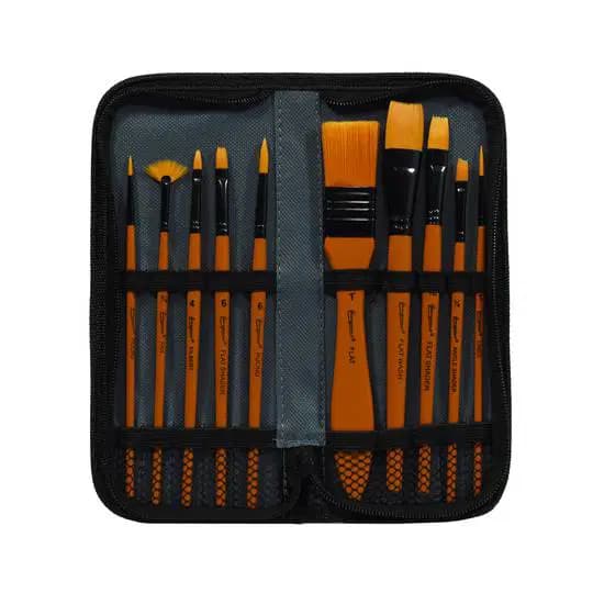 Trousse de 10 Pinceaux Bois Pro Aquarelle G-F300 46040