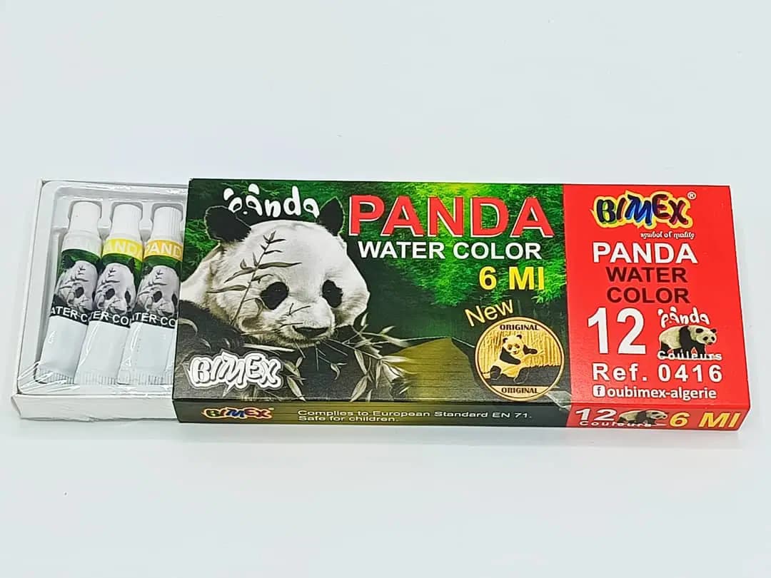 Peinture Panda en Tube de 12 6ML Ref 416