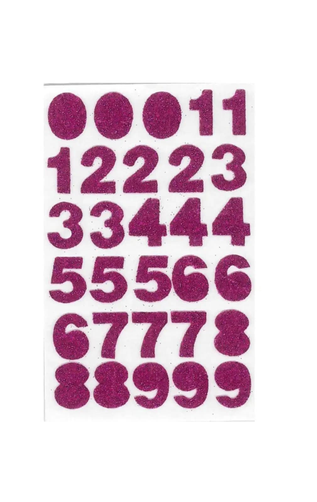 Mousse Adhesive Numeros (s/b de 5) Techno 4610