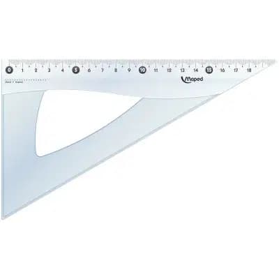 Equeur Maped (60° - 21CM) Incassable en Pochette Flex