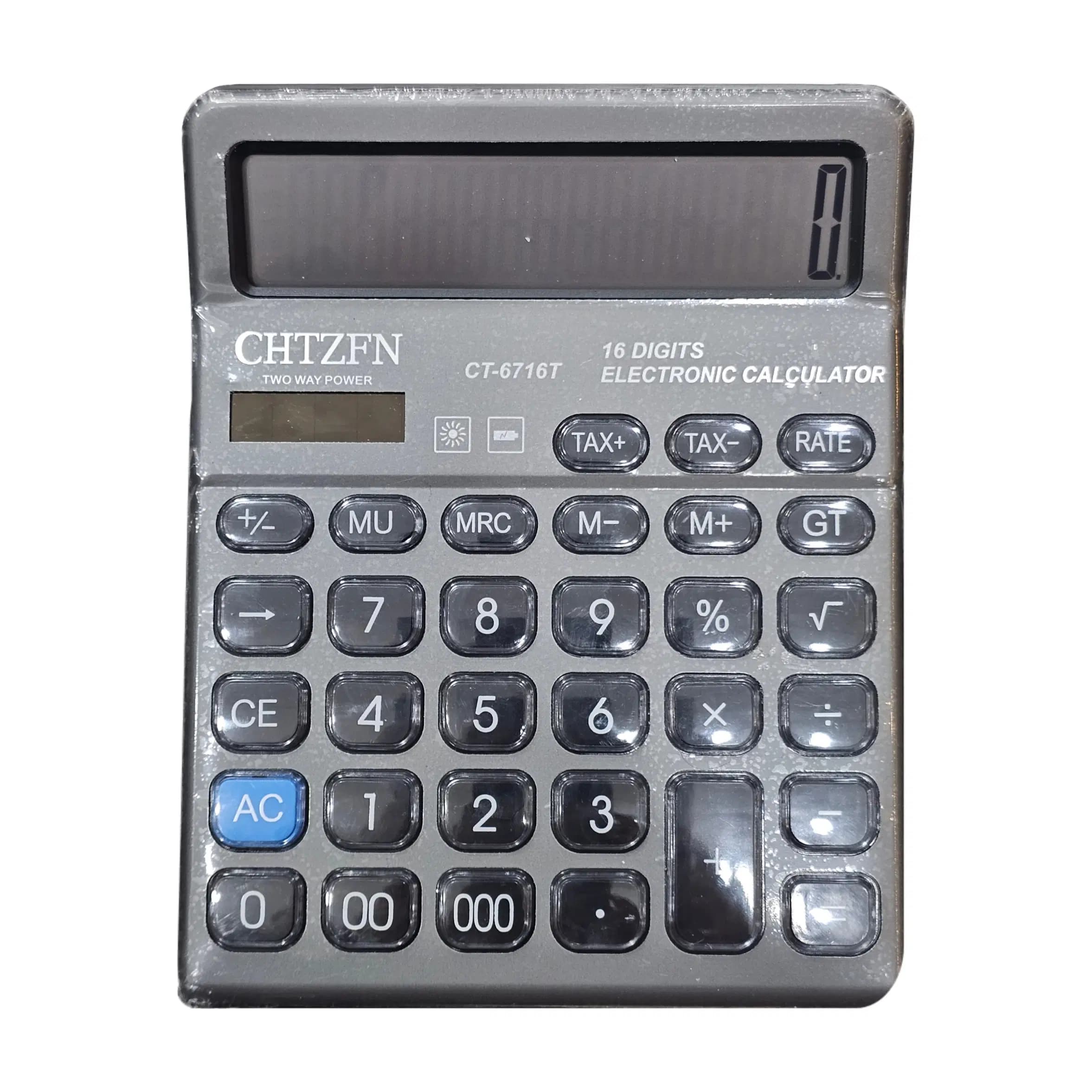 Calculatrice 16 Chiffres Chtzfn Smb Ref CT-6716T