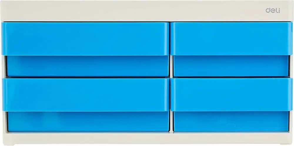 Trieur de Document Vertival 4 Tiroirs Multi Fonction Bleu Deli Z25030 2