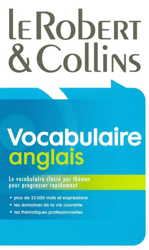 Dictionnaire le Robert Vocabulaire Anglais