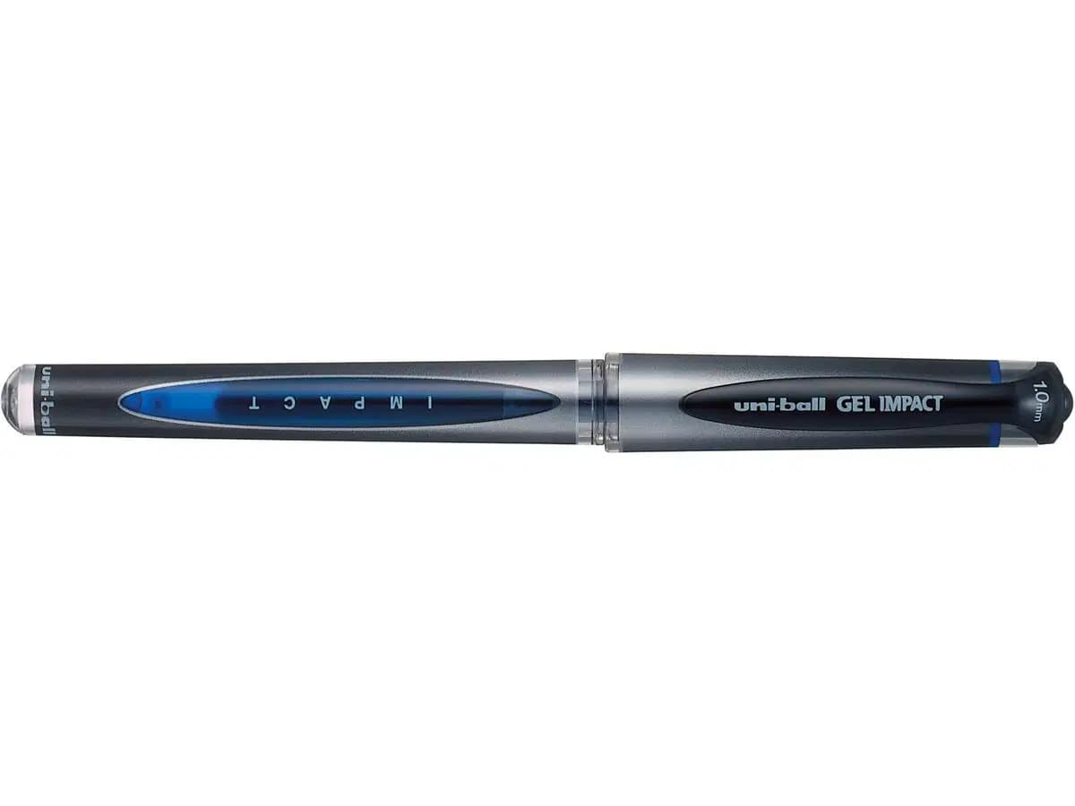Stylo Ub Gel Impact 1.0 Bleu Unibal MI-UM153S 3
